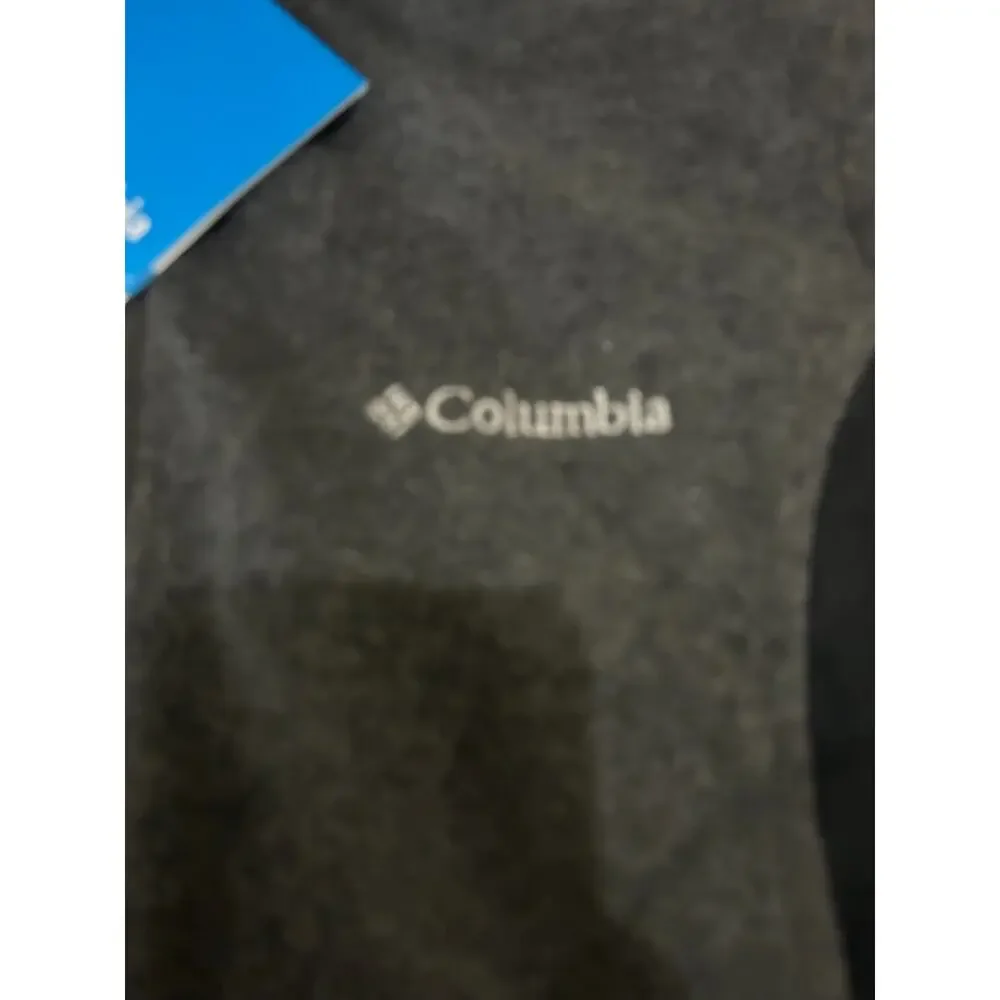 NWT Columbia Steens Mountain Fleece Vest Mens XL Gray Full Zip Outdoor